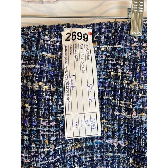 Vero Moda Tweed Mini Skirt VMChantelle Women's 6 Multicolor New Pockets - Picture 8 of 8